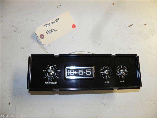 MAYTAG GAS STOVE Y0056100 CLOCK USED PART ASSEMBLY MAYTAG GAS STOVE Y0056100 CLOCK USED PART ASSEMBLY